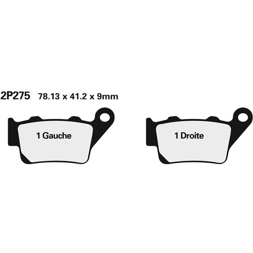 Nissin pad brake - brake,, rear