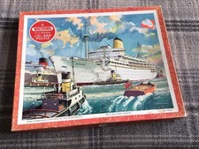 Vintage Victory Wooden Jigsaw Puzzle 125 Pcs P&O Liner Arcadia