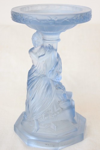 Art deco frosted blue - frosted,