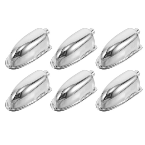 6pcs lightweight silver metal - 6pcs,
