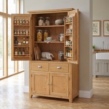 Pantry cupboard cheshire oak - pantry,