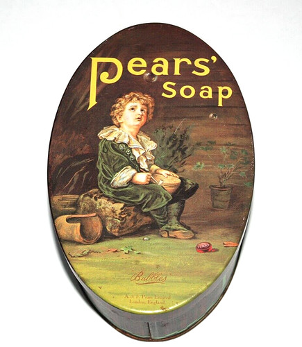 Pears soap advertising oval - advertising,