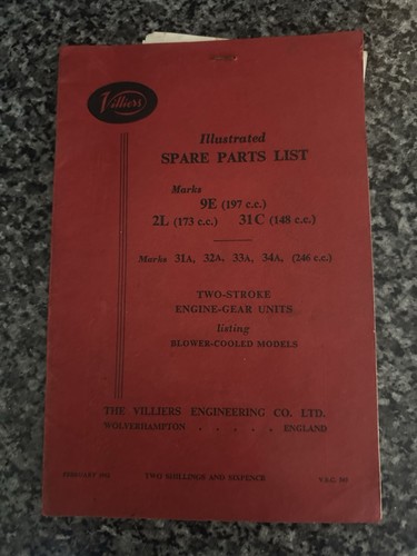 Villiers marks 31c 31a - marks,