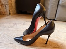 Christian Louboutin “So Kate” Heels – Black Leather, 120 mm, UK6 1/2, Rrp £1050