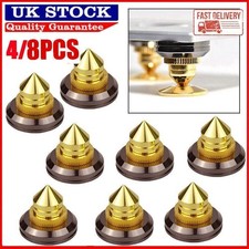 4/8X Speaker Spikes Stand Gold