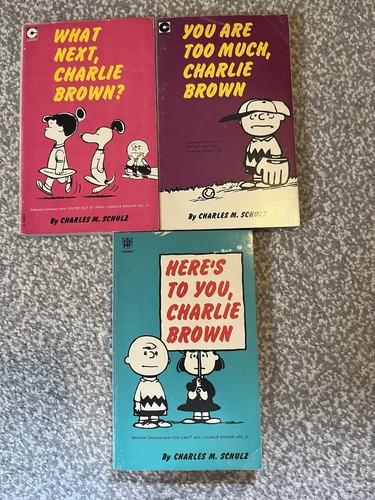 Vintage peanuts paperbacks - peanuts,