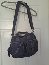 Kipling Defea Bag In Grey with Monkey unknown name Clean and Tidy With Strap