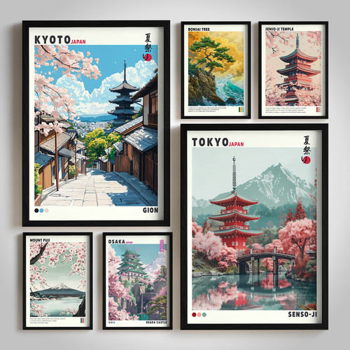 Vintage japanese wall art - japanese,