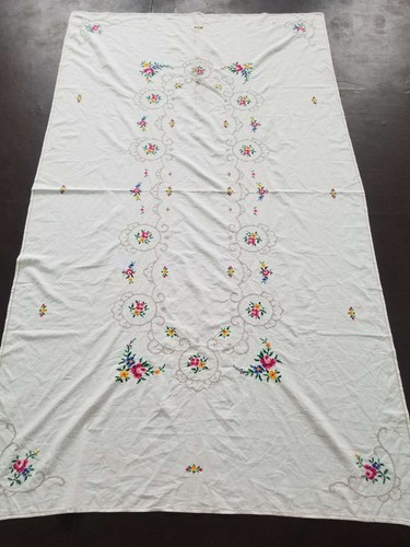 Vintage hand embroidered - hand,