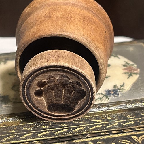 Antique victorian wooden treen - wooden,