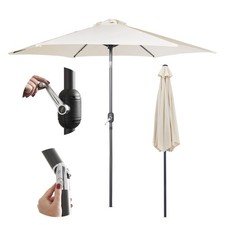VonHaus Parasol Umbrella 2.7M