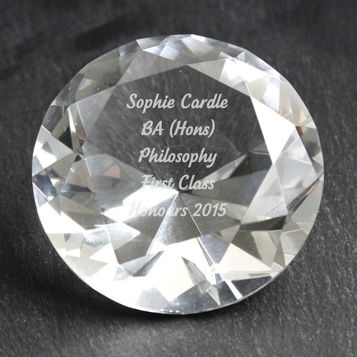 Personalised engraved diamond - personalised,