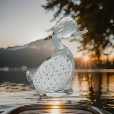 Whitefriars Full Lead Crystal  flint Duck