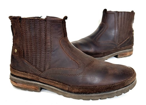 Mens caterpillar brown leather - mens,