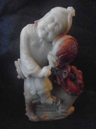 Vintage chinese soapstone - vintage,