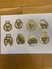 Vintage Horse Brasses x 8 All Different Styles ⭐⭐   