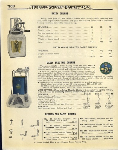 1923 paper dazey butter - paper,