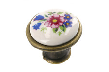 Multi coloured ceramic knobs drawer pull cupboard door knobs porcelain china