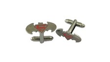 Batman VS Superman Brushed Fashion Novelty Cuff Links Movie Comic with Gift Box
