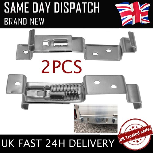 Frame number plate clips - 2x,