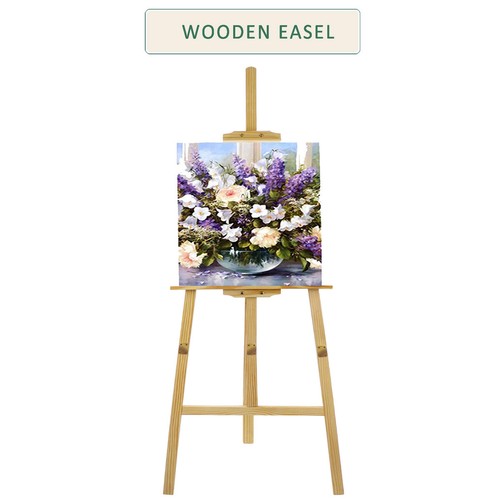 Wooden easel stand - stand, art