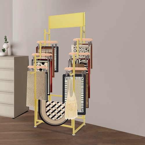 Carpet display rack floor - carpet,