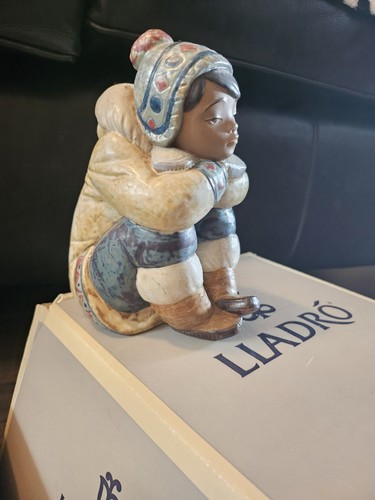 Lladro gres figure pensive - gres,