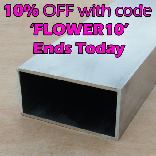 3x2 aluminium box section - box,