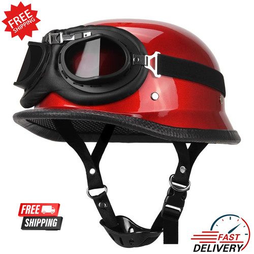 Retro motorcycle half helmet - retro,