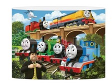 THOMAS TANK ENGINE - 10" Lightshade, Touch Lamp, Wall Art, Wall Clock or Bundle