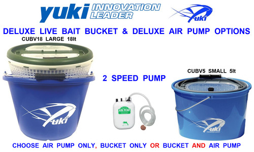 Yuki deluxe live bait - deluxe, in