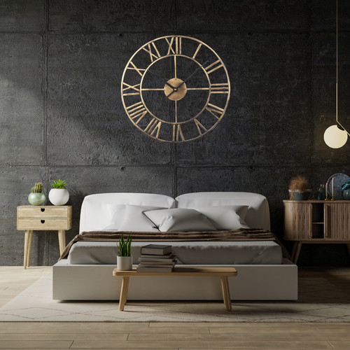 40cm large skeleton wall - 40cm, clock