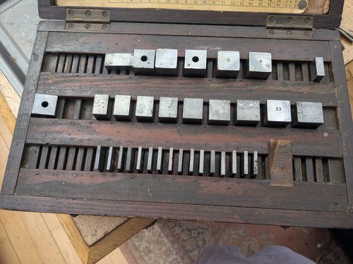 Engineers gage slip blocks - slip,
