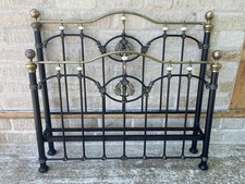 5' KING AND SO TO BED BRASS METAL BED FRAME  ANTIQUE VICTORIAN STYLE DESIGN ❤️