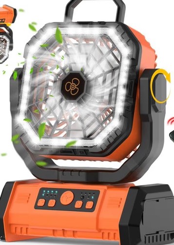 Portable camping fan with - camping,