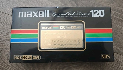 Maxell hgx gold 120 - t-120, blank