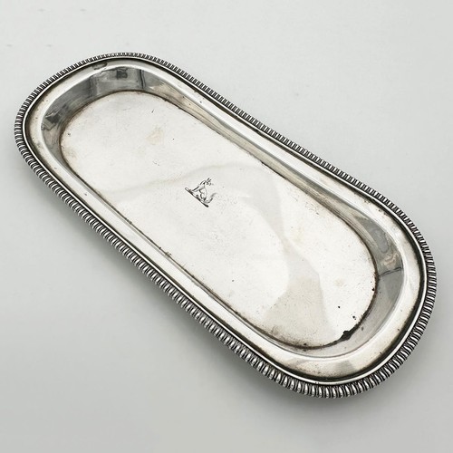 Crested snuffer tray old - crested,