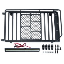 RC Roof Rack Metal Luggage Carrier Roof Rack For Axial 1/10 SCX10 RC Crawler Car