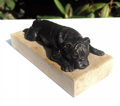 Bronze signed marble based - signed,