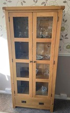 display cabinet Solid Oak