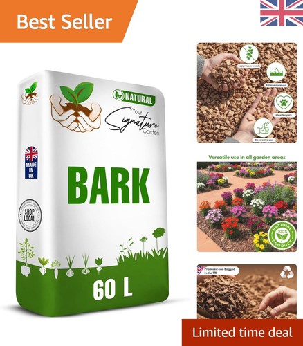 Bark chippings 60l - bark, 60l,