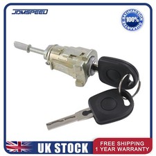 Front Right Driver Door Lock Barrel & 2 Keys Fit VW Golf 4 Mk4 VW Bora 1997-2006