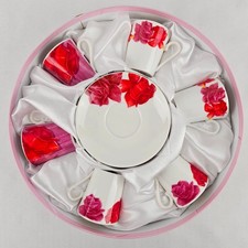 Silea Floral Espresso Cups And