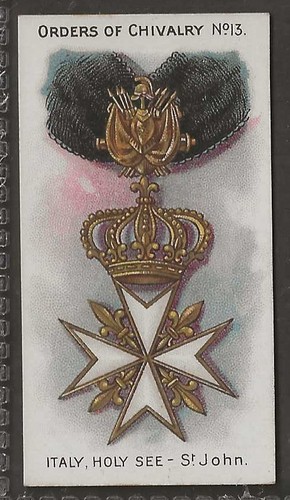 Taddy orders chivalry 1911 - of,