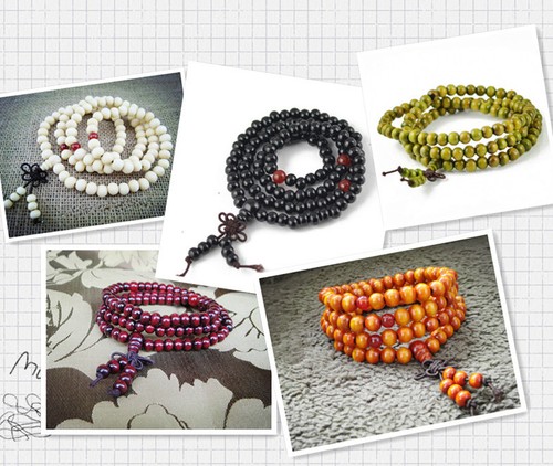 Tibetan 6mm and 8mm 108 - , round