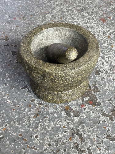 Vintage granite stone pestle - granite,