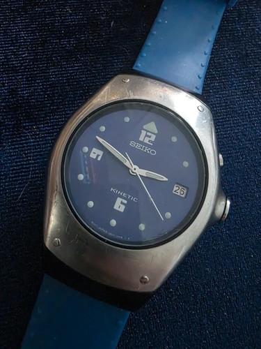 Blue seiko kinetic arctura