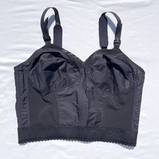 Excuisite Form Rockabilly Longline Bullet Bra 42B Black