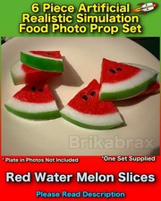 6 Piece Artificial Water Melon