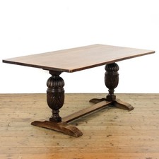 Large Antique Oak Refectory Table (M-6220)